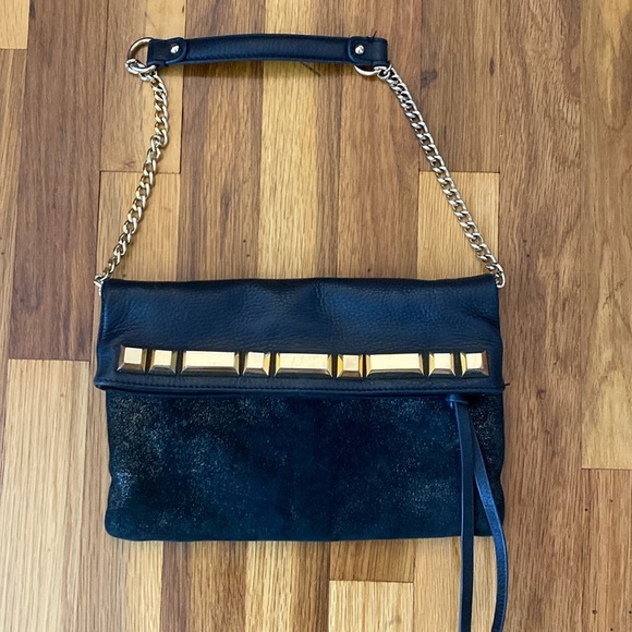 Vince Camuto Women’s Black and Gold Shoulder Bag OS - Picture 1 of 8